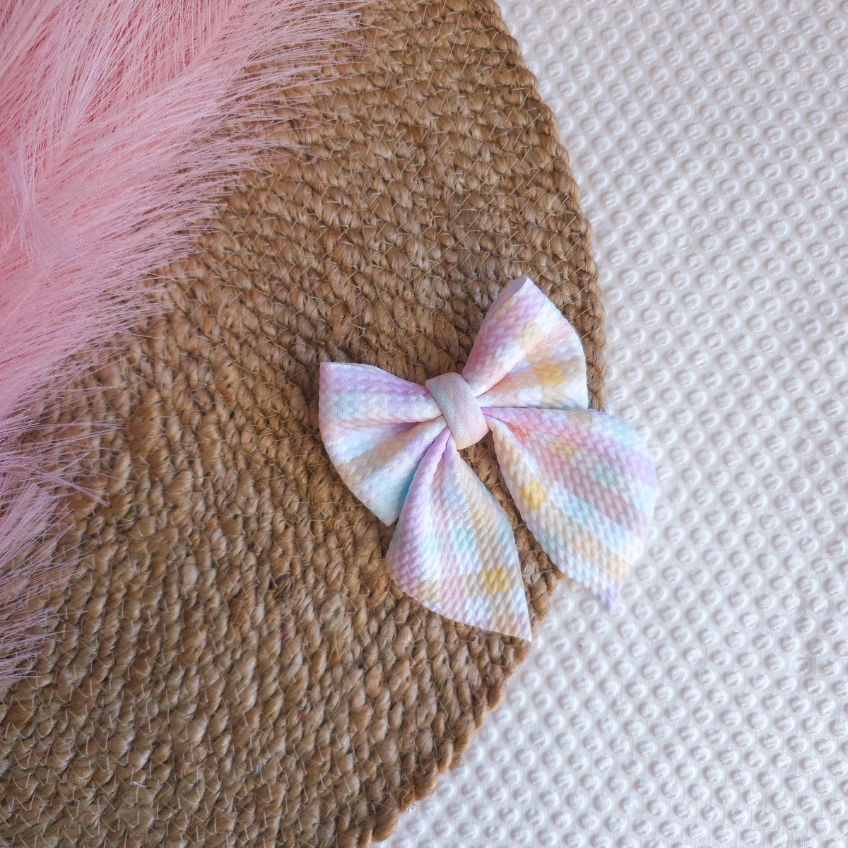 Pastel Gingham Sailor Mini