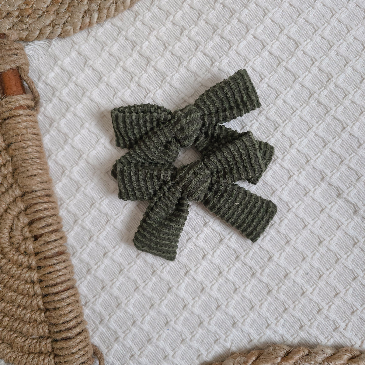 Olive Green Pinwheel Piggies
