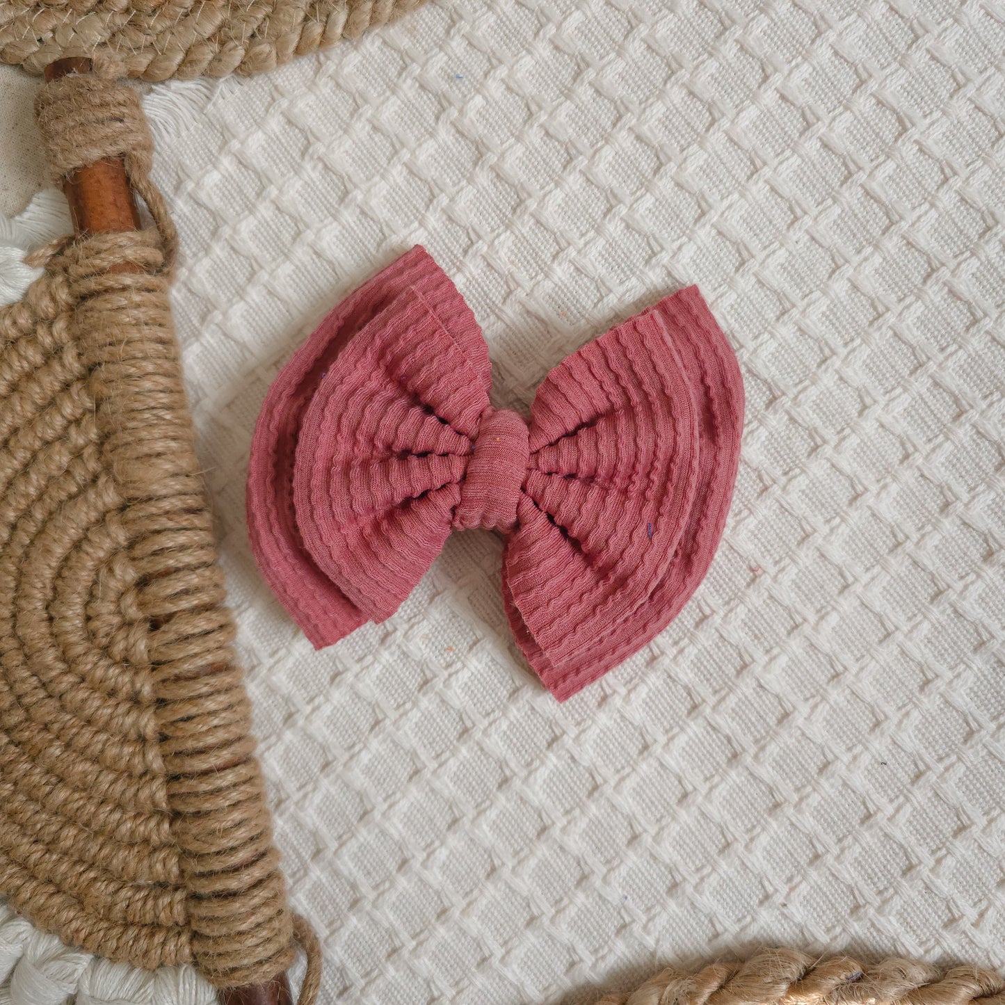 Mauve Double Bow