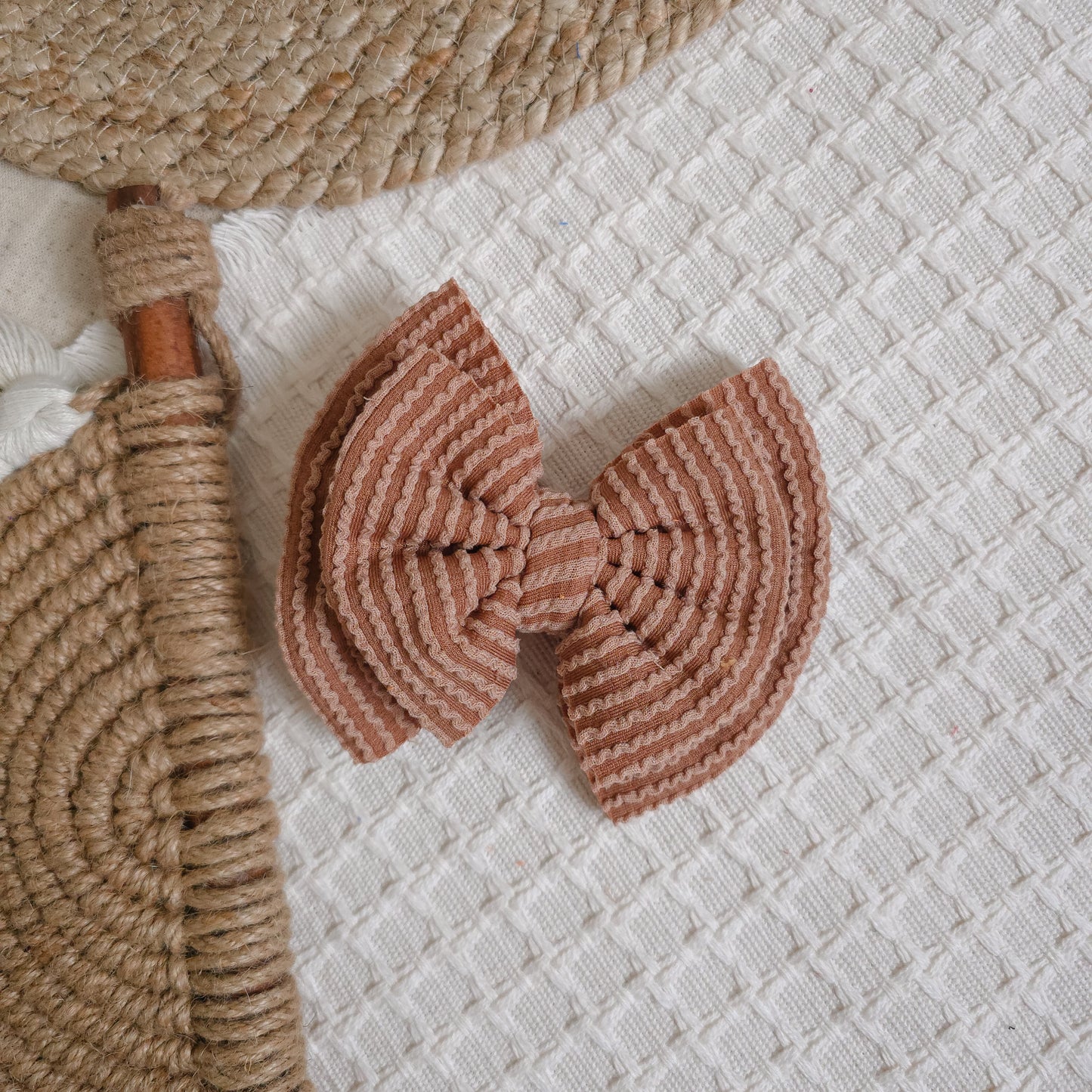Brown Double Bow