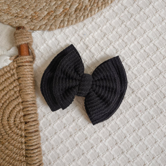 Black Double Bow